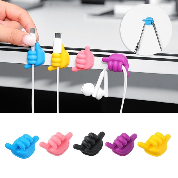 Organizzazione della scrivania con gancio portaoggetti anteriore per auto, consegna casuale dei colori, 10pcs Small, 5pcs Large