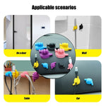 Organizzazione della scrivania con gancio portaoggetti anteriore per auto, consegna casuale dei colori, 10pcs Small, 5pcs Large