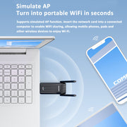 Adattatore USB COMFAST CF-943F 900Mbps Wifi6 Bluetooth Scheda di rete 2.4G/5G, CF-943F