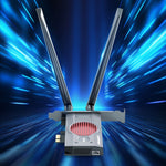 Scheda di rete COMFAST BE200MAX 8774Mbps WiFi7 Ricevitore WiFi PCIE Tri-Band Bluetooth 5.4, BE200MAX