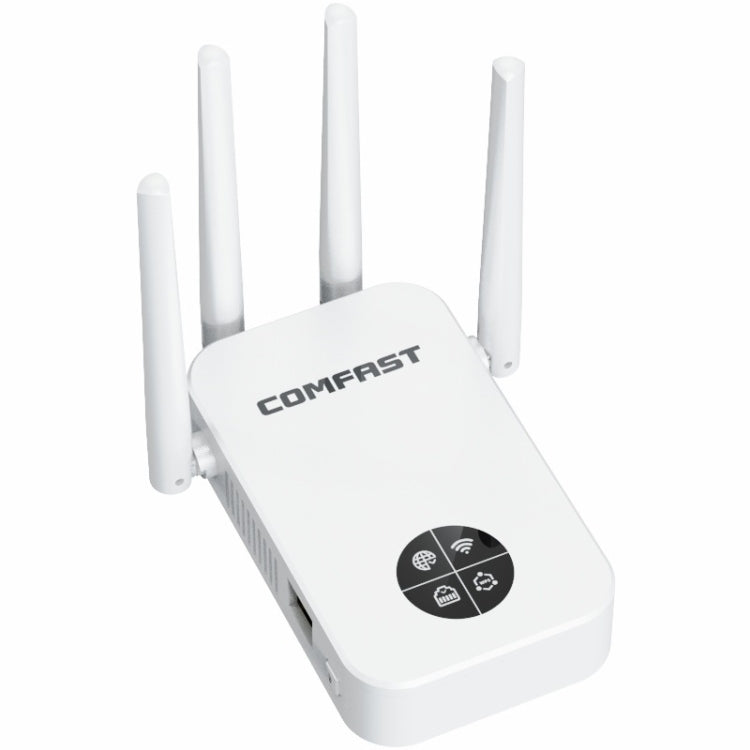 COMFAST 762AC 1200Mbps Ripetitore di segnale WiFi Dual Band WiFi con schermo OLED, CF-WR762AC