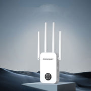 COMFAST 762AC 1200Mbps Ripetitore di segnale WiFi Dual Band WiFi con schermo OLED, CF-WR762AC
