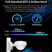 COMFAST WA933 Wi-Fi6 3000Mbps Punto di accesso esterno Dual Band Router wireless impermeabile Supporto VLAN, WA933 EU, WA933 US, WA933 UK