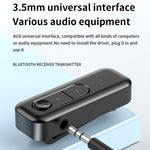 Adattatore audio USB per trasmettitore ricevitore Bluetooth 5.3 AUX 2 in 1, C28