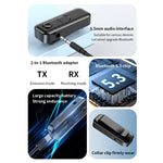 Adattatore audio USB per trasmettitore ricevitore Bluetooth 5.3 AUX 2 in 1, C28