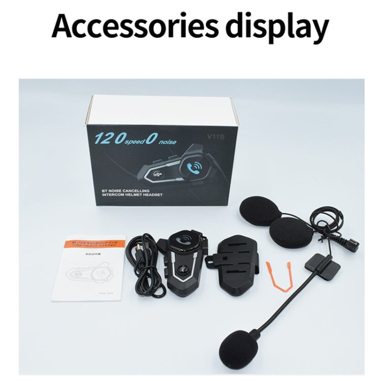 Cuffie Bluetooth impermeabili per casco ciclismo V11S