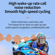 Cuffie Bluetooth da ciclismo per casco impermeabile con riduzione del rumore del motociclo, V11S