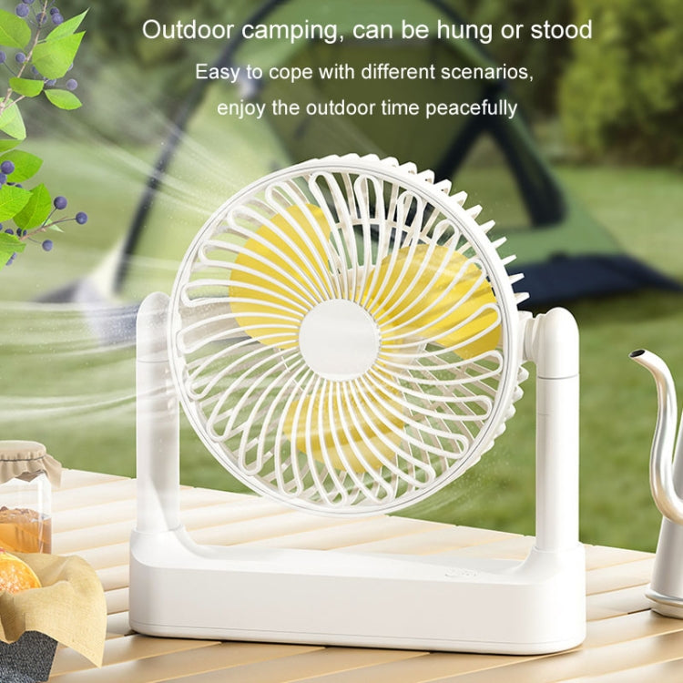 Ventilatore da tavolo portatile USB ricaricabile 5W