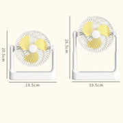 Ventilatore da tavolo portatile USB retrattile per la casa Ventilatore da soffitto per esterni di grande energia eolica, Plug-in Model, Charging Model