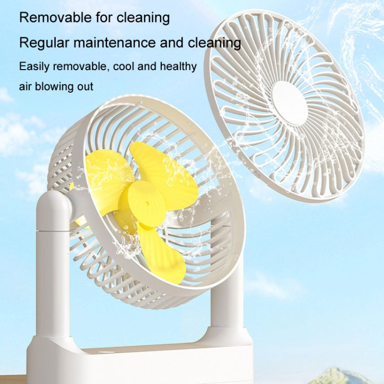 Ventilatore da tavolo portatile USB ricaricabile 5W