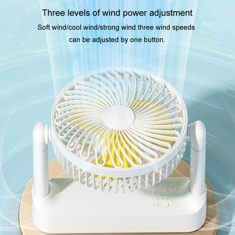 Ventilatore da tavolo portatile USB ricaricabile 5W