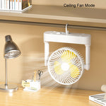 Ventilatore da tavolo portatile USB ricaricabile 5W