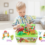 Giocattolo costruzioni dinosauro per bambini 4-6 anni