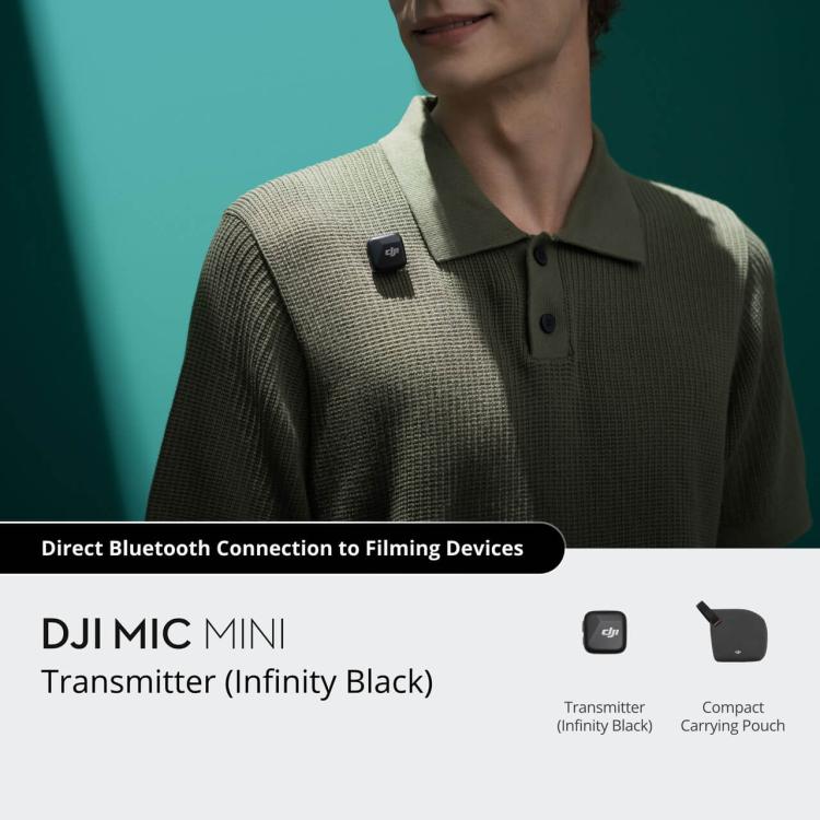 Trasmettitore originale DJI Mic Mini, Transmitter(Black), Transmitter(White)