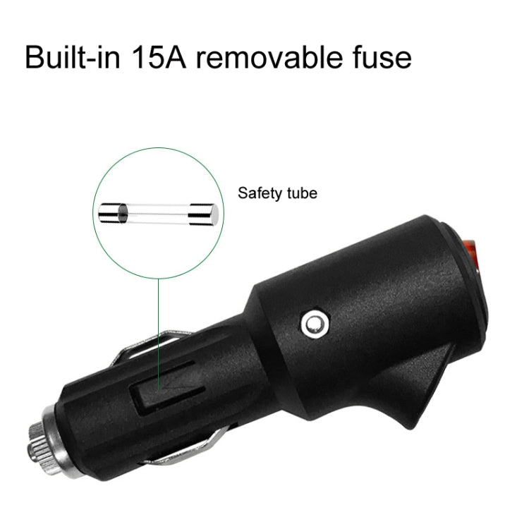 Indicatore LED per auto 15A con presa accendisigari interruttore, LW-047-7