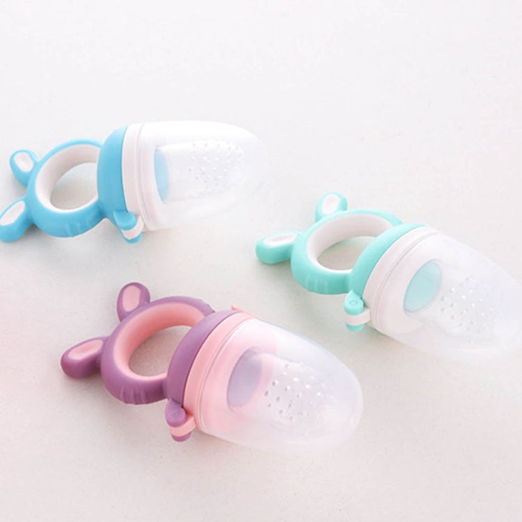 Ciuccio per bambini Alimentatore ausiliario per frutta e verdura Capezzoli per morsi per bambini, Large Blue, Medium Blue, Small Blue, Large Green, Medium Green, Small Green, Large Purple, Medium Purple, Small Purple