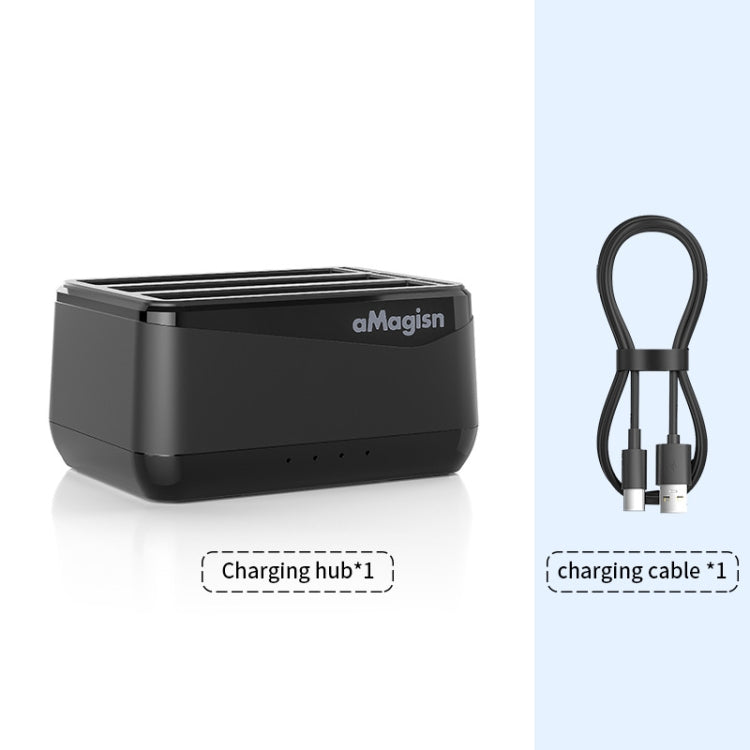 Caricabatterie triplo per batterie Insta360 X4