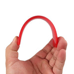 Raschietto in gomma morbida per pellicola per vetro per pulizia auto da 4 pezzi, Short Red, Long Red, Short  Orange, Long Orange