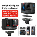 Sgancio rapido magnetico in metallo per Insta360 e GoPro