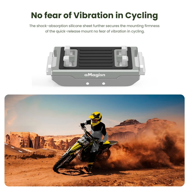 Sgancio rapido magnetico in metallo per Insta360 e GoPro