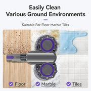 Per Dyson V10 Digital Slim V12 Detect Slim Aspirapolvere Testa per mocio asciutto e bagnato, Without Water Tank, With Water Tank