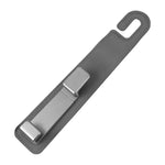 Gancio portaoggetti per sedile posteriore con gancio nascosto multifunzionale per auto, Black, Gray, Orange