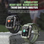 C20Plus Orologio intelligente per chiamate Bluetooth impermeabile con monitoraggio sanitario da 1,81 pollici, Black, Green, Camouflage Black, Camouflage Green, Black Leather, Brown Leather, Black Steel, Black Bamboo Knot, Black 3-Beads
