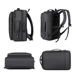 Zaino business espandibile impermeabile per laptop con porta USB