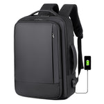 Zaino business espandibile impermeabile per laptop con porta USB