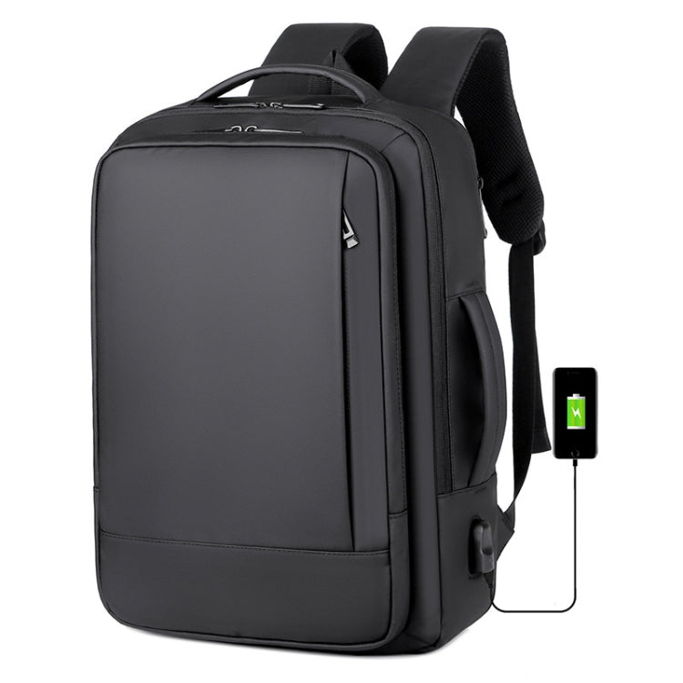 Zaino business espandibile impermeabile per laptop con porta USB