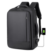 Zaino business espandibile impermeabile per laptop con porta USB