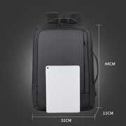 Zaino business espandibile impermeabile per laptop con porta USB
