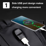 Zaino business espandibile impermeabile per laptop con porta USB