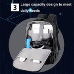 Zaino business espandibile impermeabile per laptop con porta USB