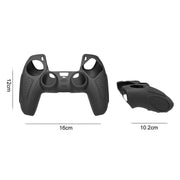 Per PS5 Gamepad Custodia protettiva in silicone Custodia morbida in silicone antiscivolo, White, Blue, Black, White+2 Hats, Blue+2 Hats, Black+2 Hats, White+8 Hats, Blue+8 Hats, Black+8 Hats