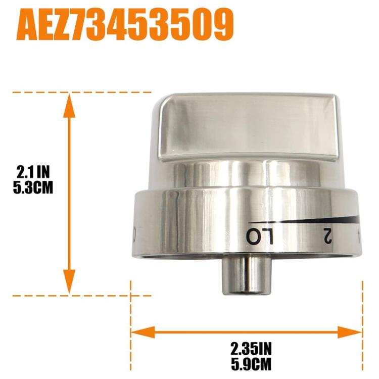 Gruppo manopola fornello forno per AEZ73453509/AEZ72909008, 1pcs 6.3mm D Shape