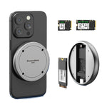 Custodia SSD Blueendless M3N magnetica M.2 2230/2242 NVMe Custodia SSD USB 3.1 Type-C da 10 Gbps per telefono cellulare, M3N
