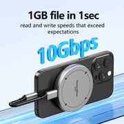 Custodia SSD Blueendless M3N magnetica M.2 2230/2242 NVMe Custodia SSD USB 3.1 Type-C da 10 Gbps per telefono cellulare, M3N