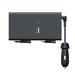 Caricabatterie retrattile a doppio filo per sedile posteriore per accendisigari per auto, Car Charger