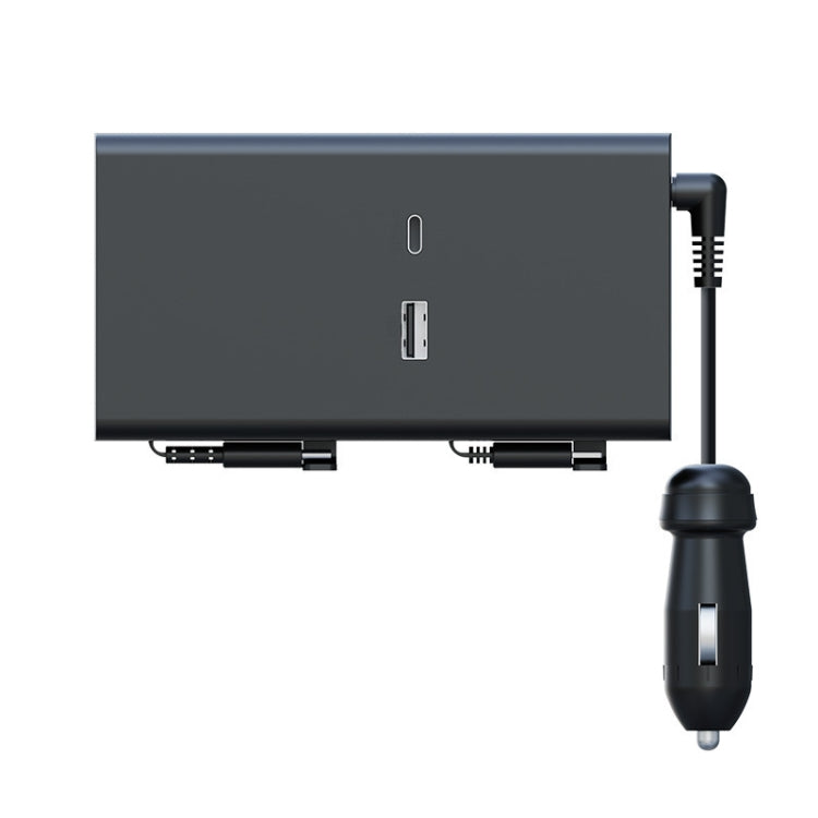 Caricabatterie retrattile a doppio filo per sedile posteriore per accendisigari per auto, Car Charger