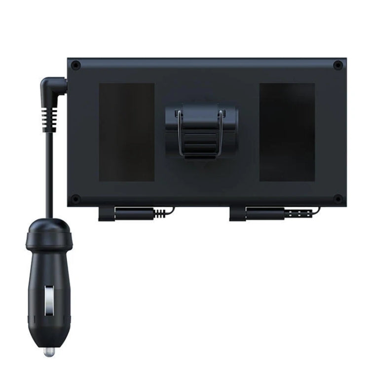 Caricabatterie retrattile a doppio filo per sedile posteriore per accendisigari per auto, Car Charger