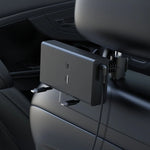 Caricabatterie retrattile a doppio filo per sedile posteriore per accendisigari per auto, Car Charger
