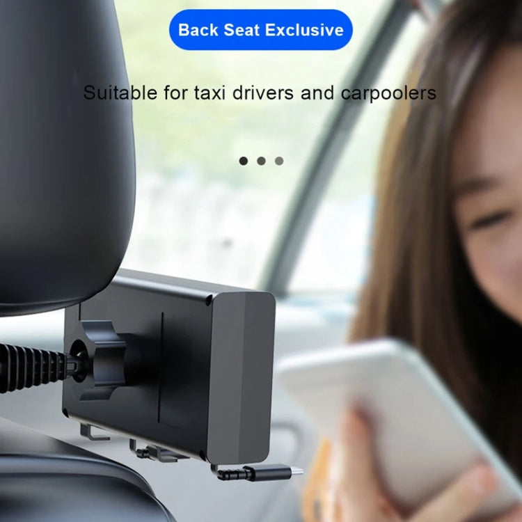 Caricabatterie retrattile a doppio filo per sedile posteriore per accendisigari per auto, Car Charger