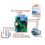 Modulo sensore livello liquido DC12V 10A per pompe acqua