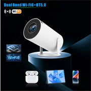 Proiettore intelligente HY300 PRO Proiettore portatile da 120 lumen con sistema Android 11.0, EU Plug, US Plug, UK Plug, AU Plug