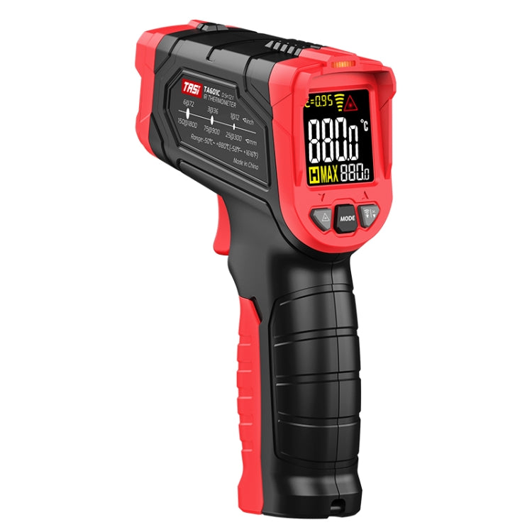 Termometro a infrarossi Termometro elettronico con schermo a colori, TASI TA601B -50-680 Degrees Celsius, TASI TA601C -50-880 Degrees Celsius