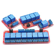 Il modulo relè con isolamento optoaccoppiatore supporta la scheda di espansione trigger di livello alto e basso, 2 Way 5V, 4 Way 5V, 8 Way 5V