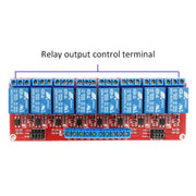 Il modulo relè con isolamento optoaccoppiatore supporta la scheda di espansione trigger di livello alto e basso, 2 Way 5V, 4 Way 5V, 8 Way 5V