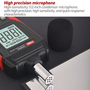 Misuratore di rumore del tester del volume della casa del rilevatore di decibel TASI TA650A, TA650A