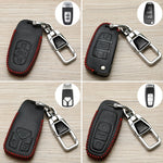 Copri chiave pieghevole per auto Portachiavi multifunzionale Targa anti-smarrimento, For Audi A, For Audi B, For Audi C, For Audi D